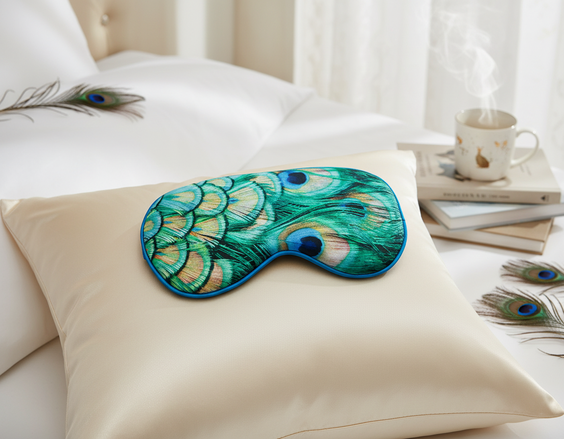 Slaapmasker 'Peacock'