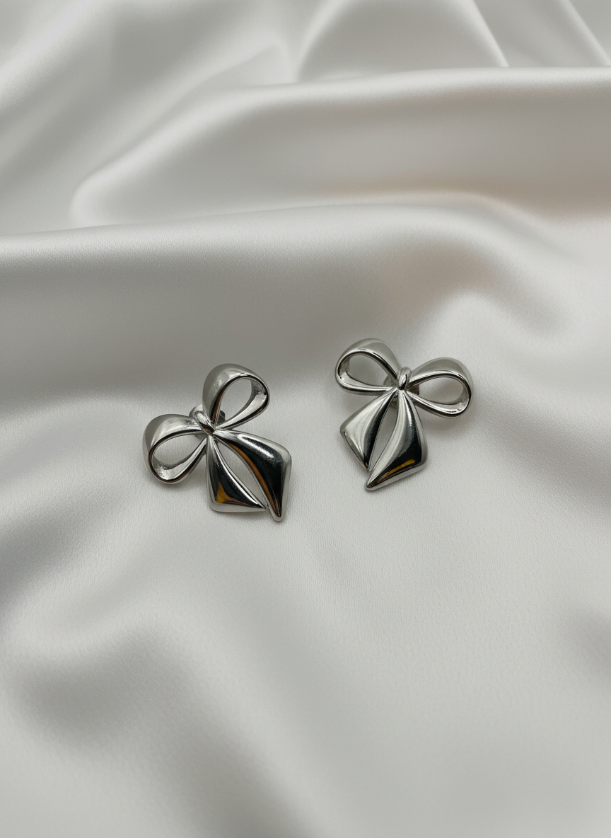 Oorstekers Classic zilverkleur ‘Verena’