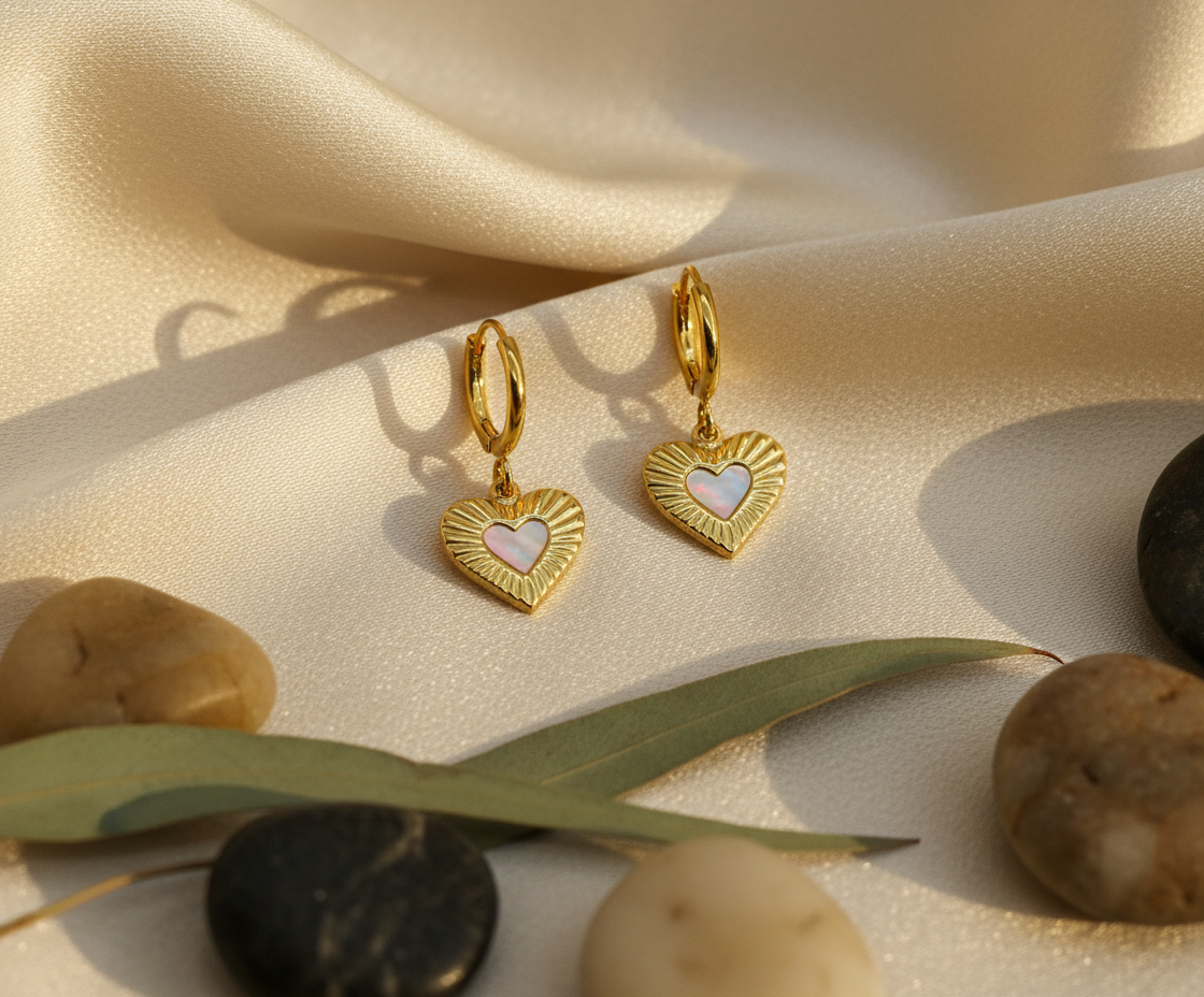 Oorbellen stainless steel ‘Lou’