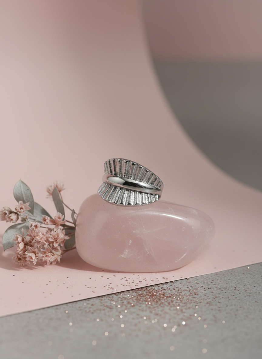 Ear Cuff 'Tooske' zilverkleur