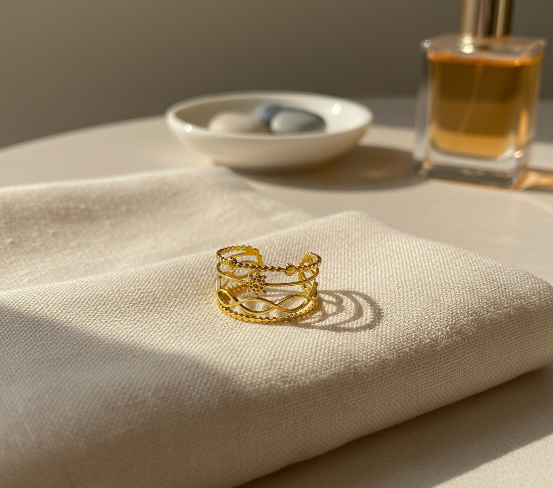 Ring stainless steel 'Morgan'