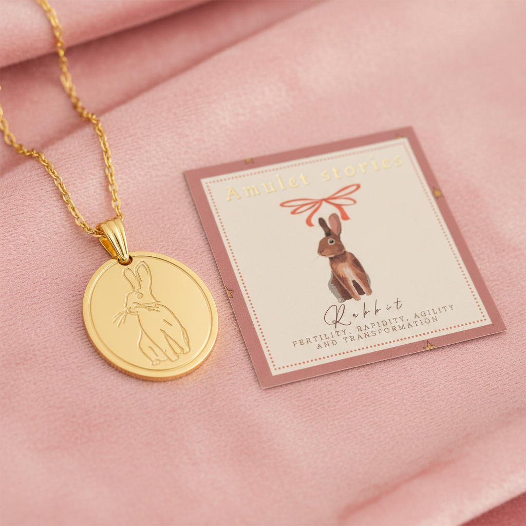 Ketting Amulet ‘Konijn’