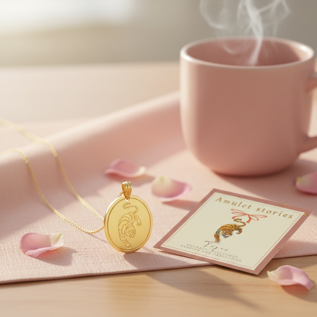 Ketting Amulet ‘Tijger’