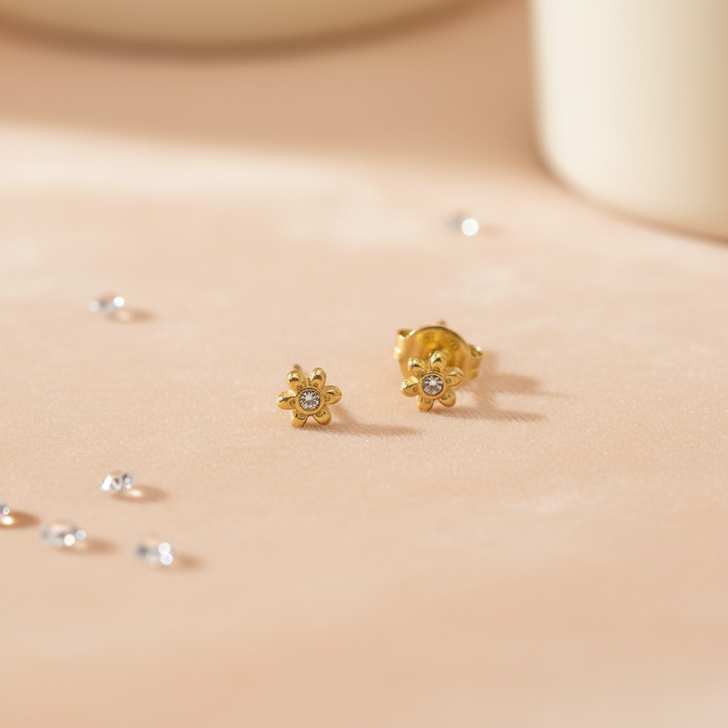 Oorstekers stainless steel 'Tanja'