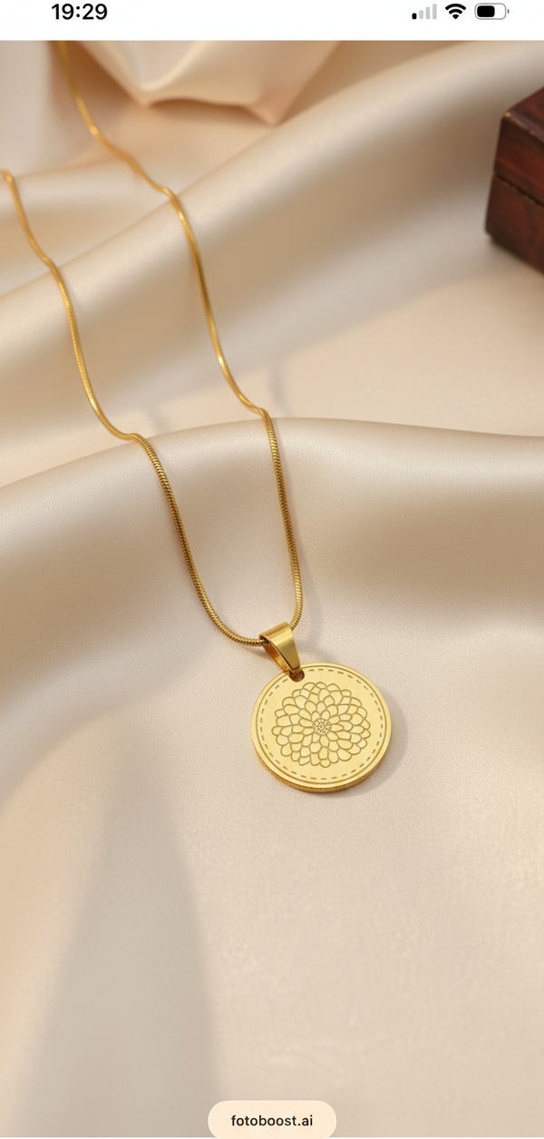 Birthflower ketting November/Chrysant