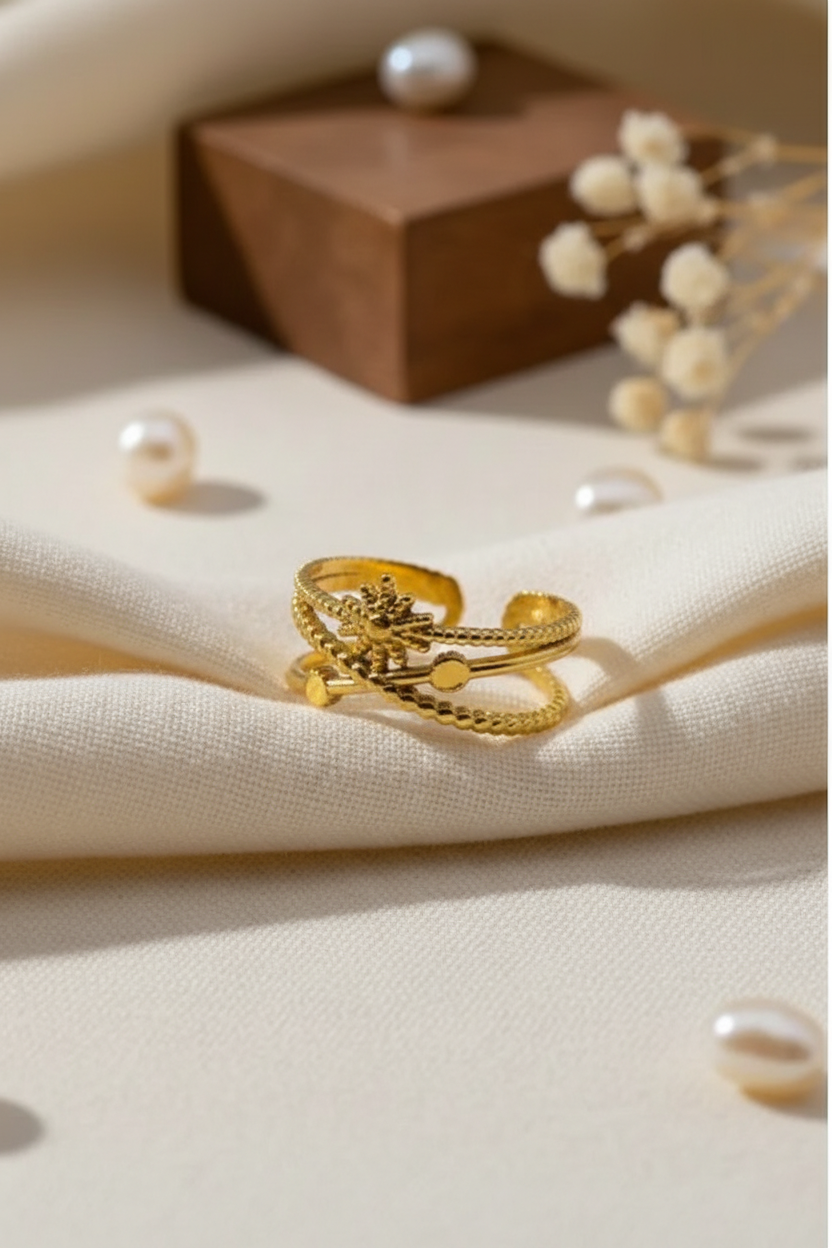 Ring stainless steel 'Tess'