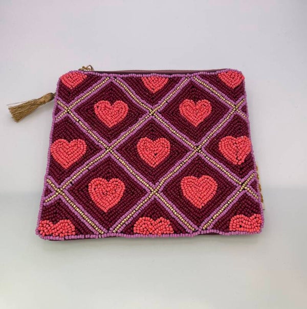 Etui ‘Hearts red & pink’