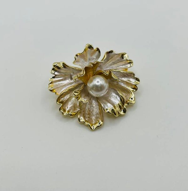Broche Oister & Pearl