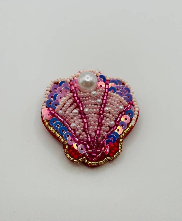 Broche Schelp colorful