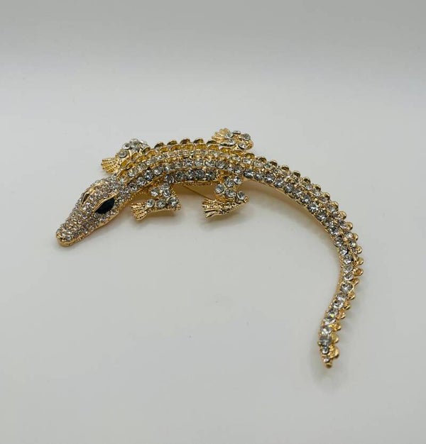Broche mega krokodil