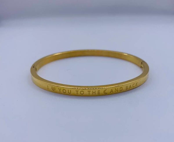 Armband stainless steel 'Moon'