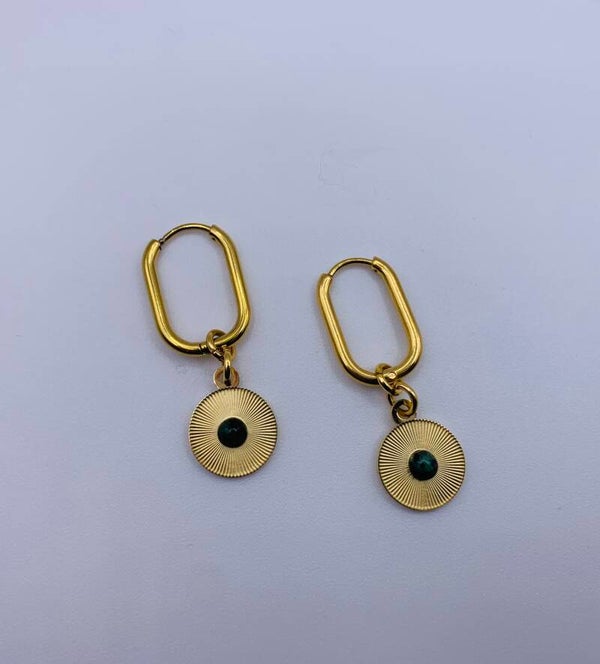 Oorbellen stainless steel 'An'