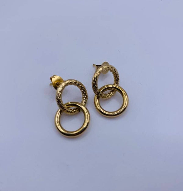 Oorbellen stainless steel 'Liz'