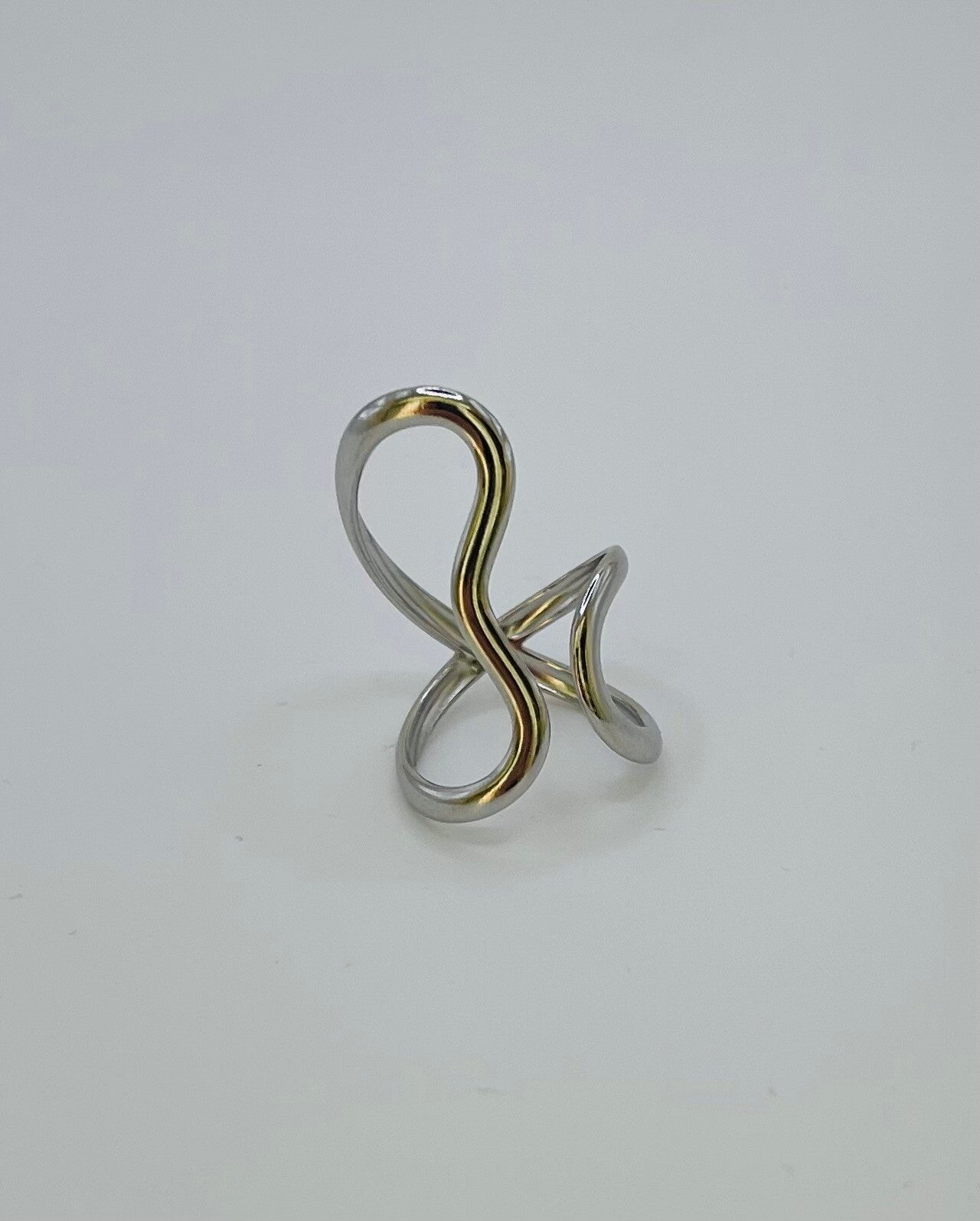 Ring stainless steel zilverkleur ‘Gera'