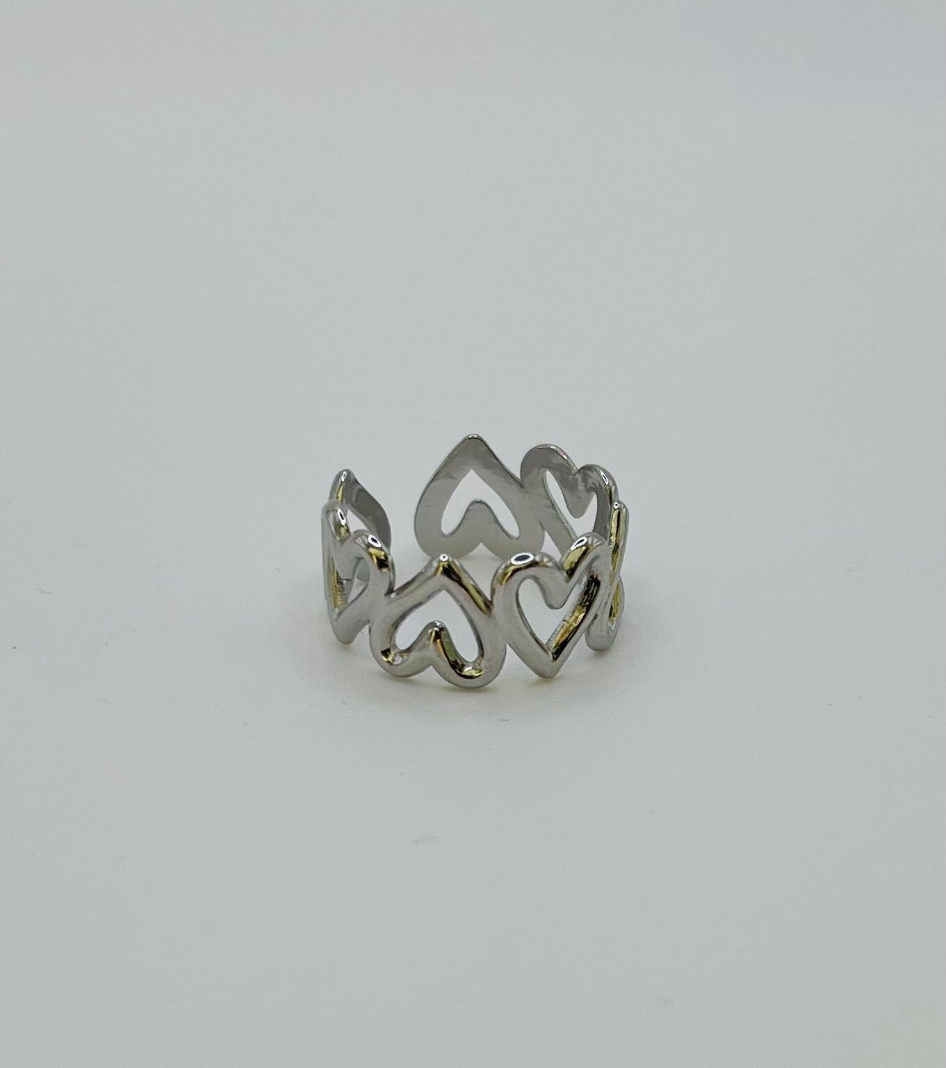 Ring stainless steel zilverkleur ‘Jessie’