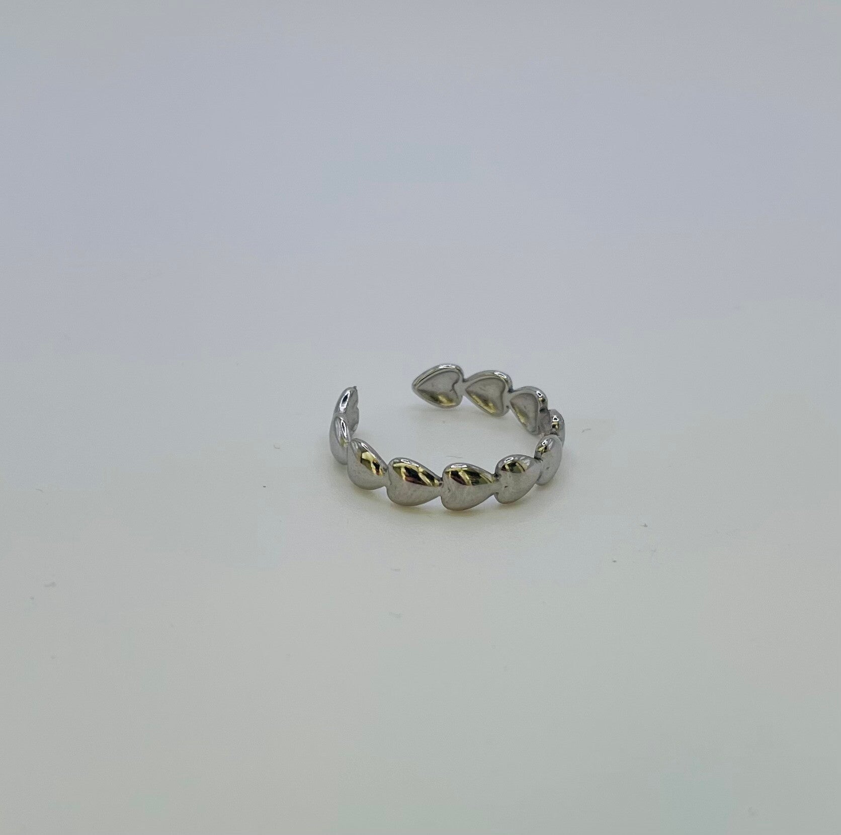 Ring stainless steel zilverkleur ‘Lieve’