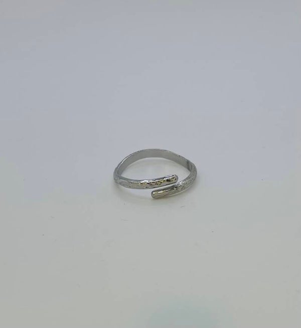 Ring stainless steel zilverkleur ‘Elise’