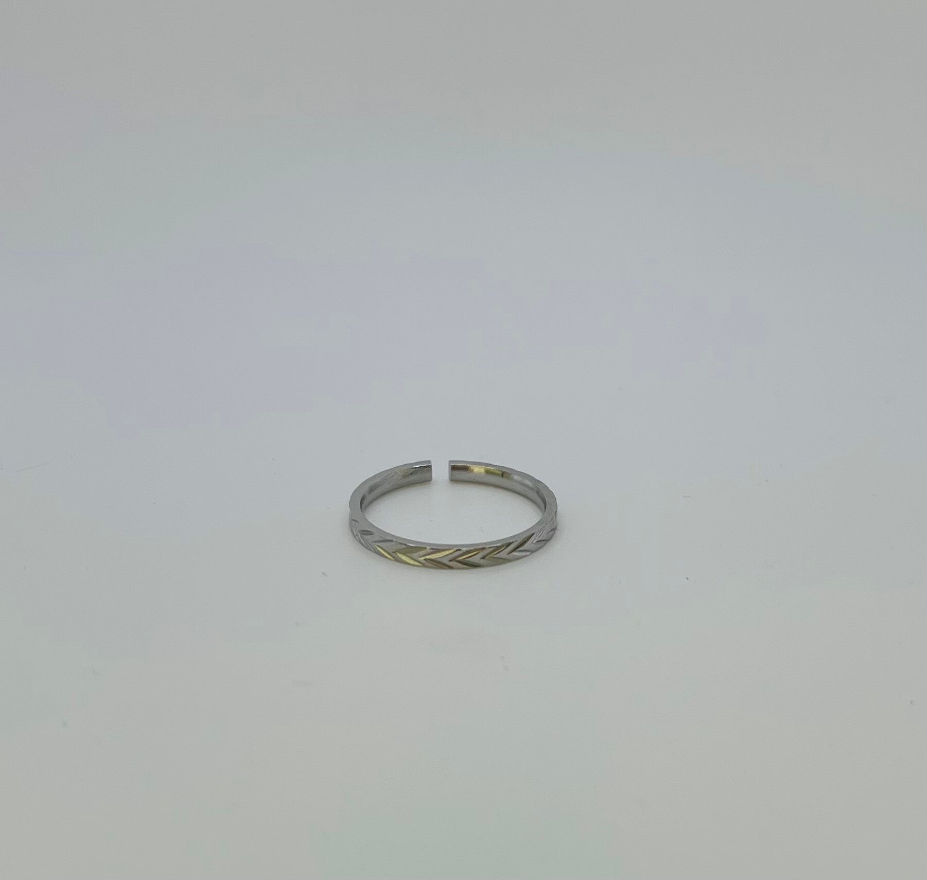 Ring stainless steel zilverkleur ‘Nola’