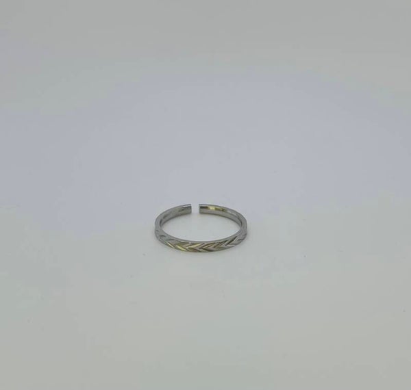 Ring stainless steel zilverkleur ‘Nola’