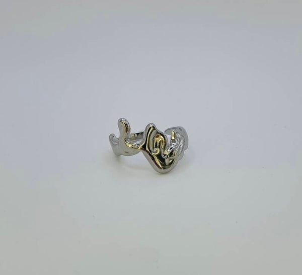 Ring stainless steel zilverkleur ‘Jane’