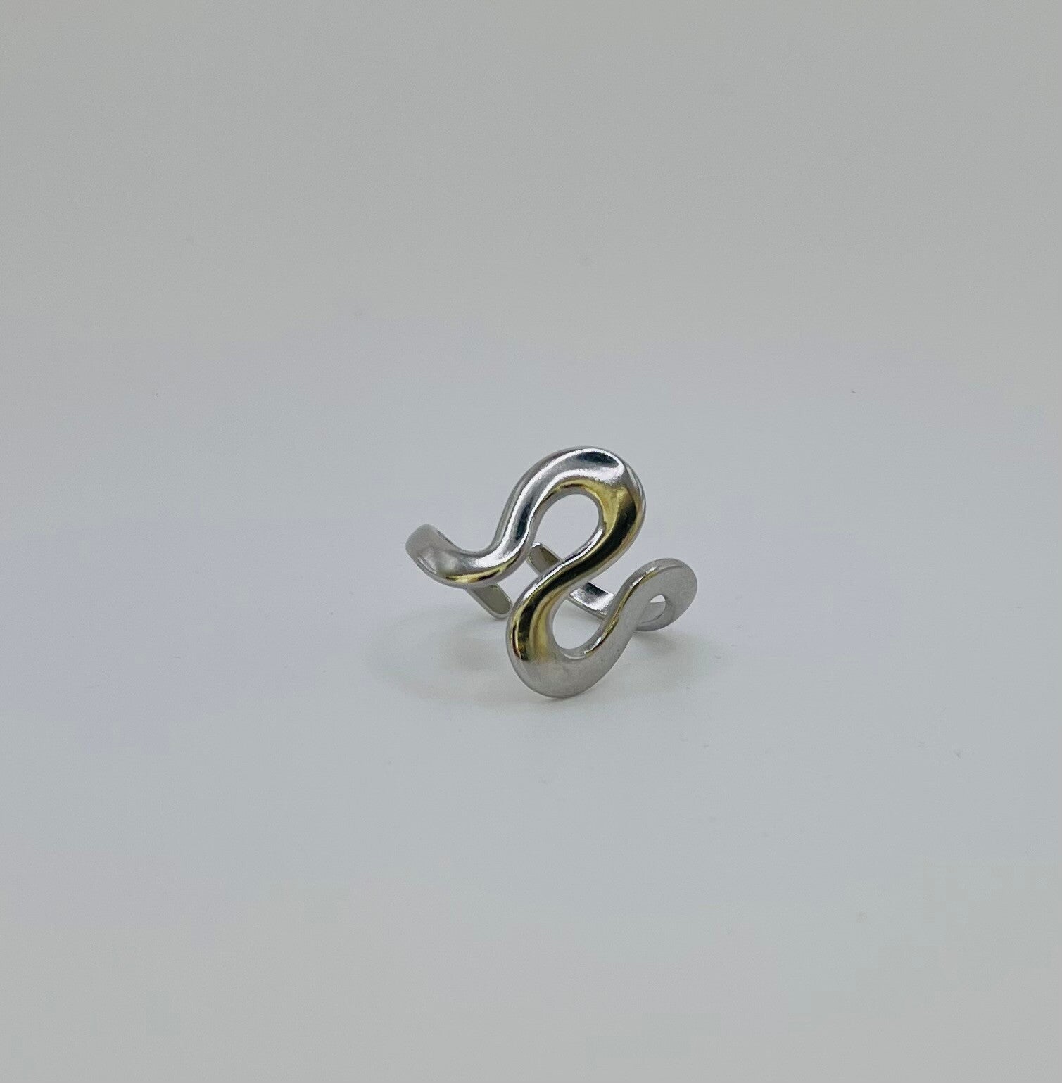 Ring stainless steel zilverkleur ‘Taline'