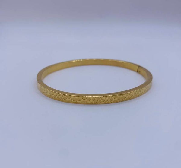 Armband stainless steel 'Snake'