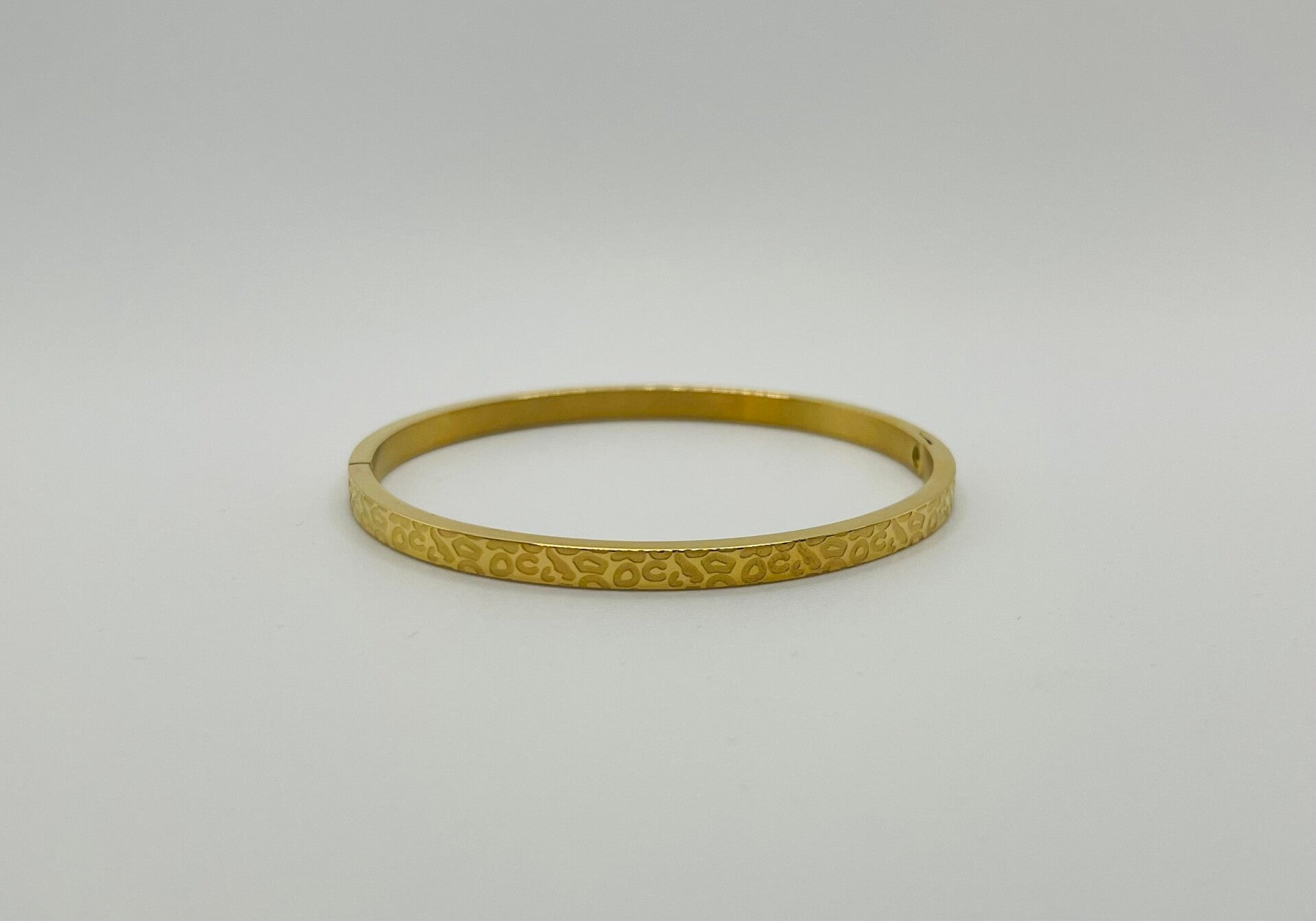 Armband stainless steel 'Leopard' smal