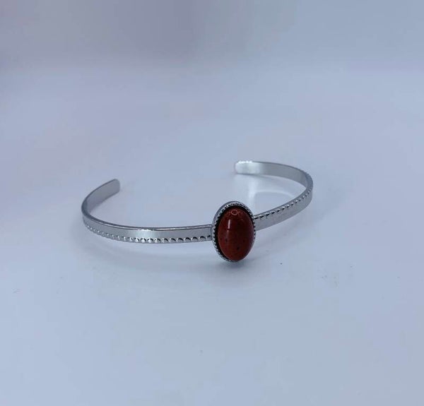 Armband stainless steel zilverkleur 'Merel'