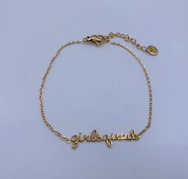 Armband stainless steel 'Girlsquad'