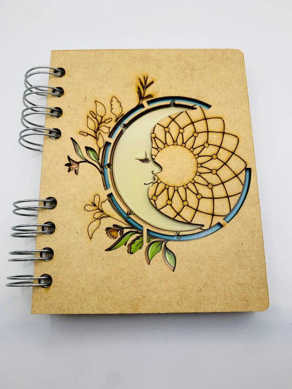 Duurzaam notitieboek Komoni Amsterdam A6  'Moon'