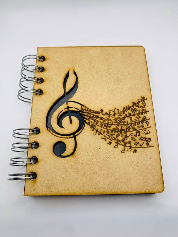 Duurzaam notitieboek Komoni Amsterdam A6 'Muzieknoot'