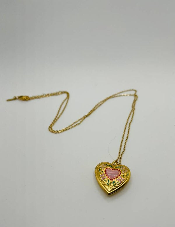 Medaillon ketting stainless steel