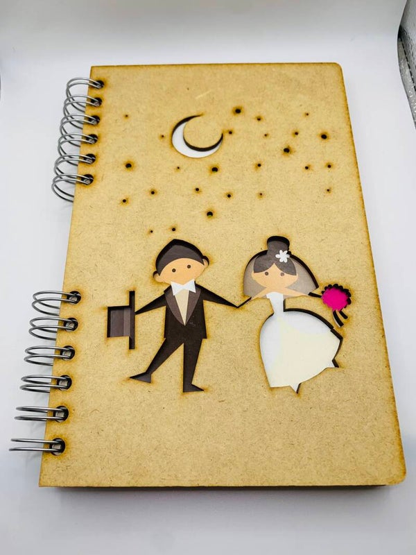 Duurzaam notitieboek Komoni Amsterdam A5 'Wedding'