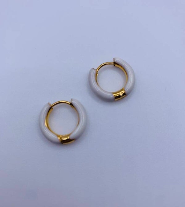 Oorringen stainless steel 'Maeve'