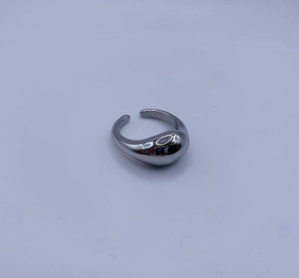 Ring stainless steel zilverkleur  'Sophie'
