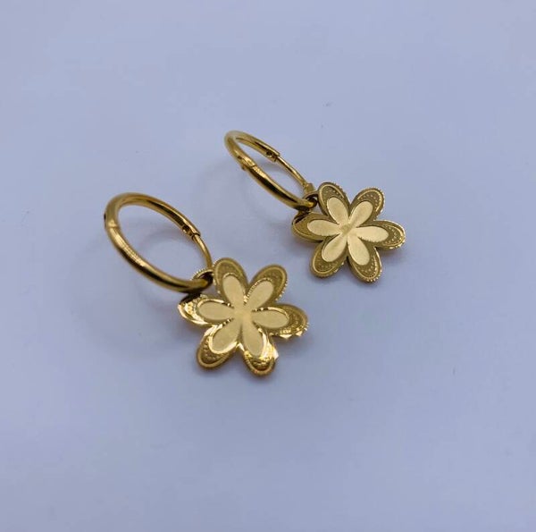 Oorbellen stainless steel 'Romy'