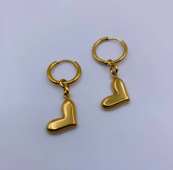 Oorbellen stainless steel 'Kaat'