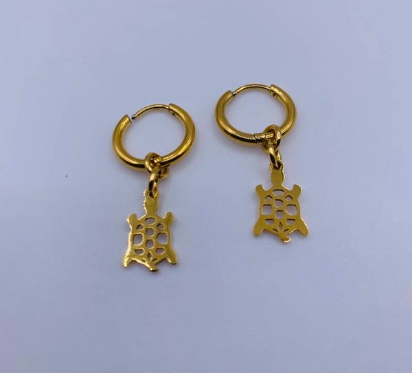 Oorbellen stainless steel 'Tine'