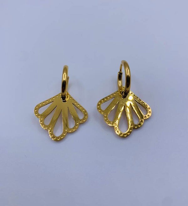 Oorbellen stainless steel 'Dana'