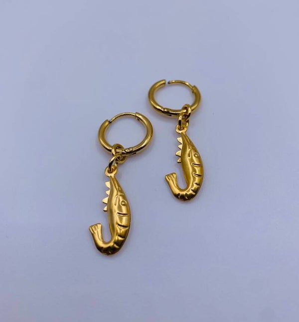 Oorbellen stainless steel 'Ziva'