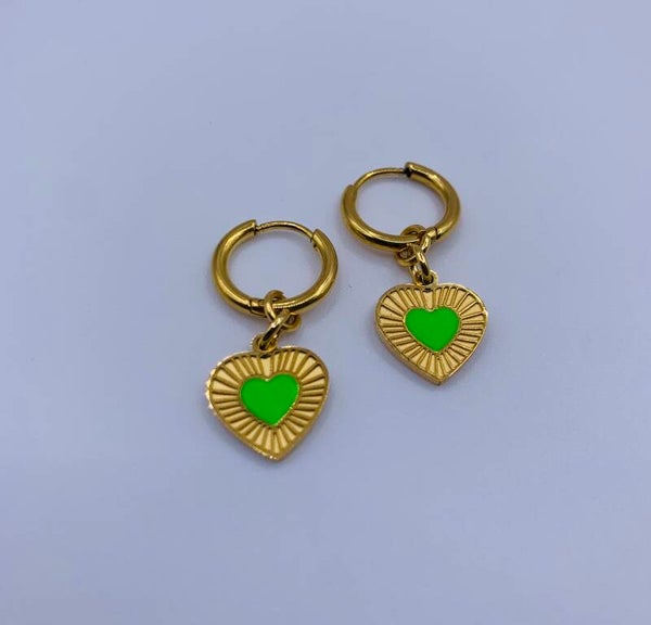 Oorbellen stainless steel 'Vivienne'