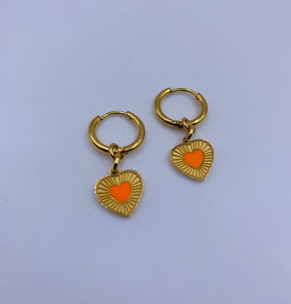 Oorbellens stainless steel 'Hester'