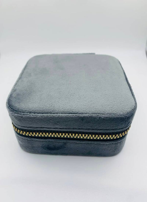 Sieraden reisdoosje velours Grey