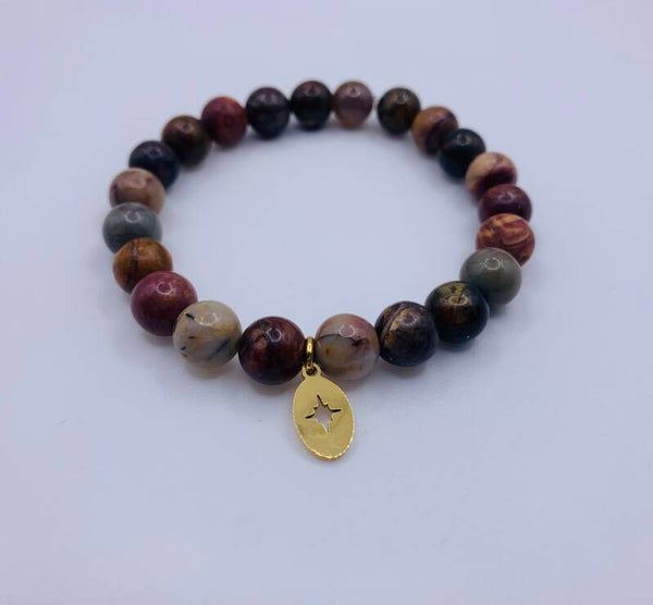 Damesarmband natuursteen 'Nadia'