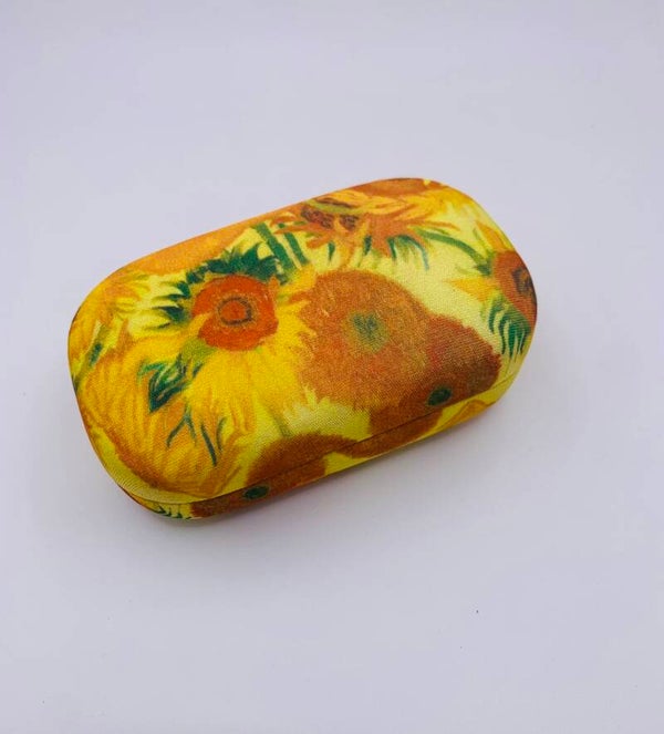 Lenzen-/lipstickdoosje Vincent van Gogh, Zonnebloemen.