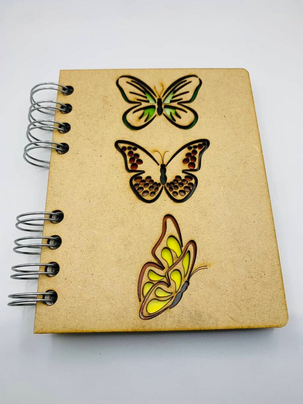 Duurzaam notitieboek Komoni Amsterdam A6 'Butterflies'