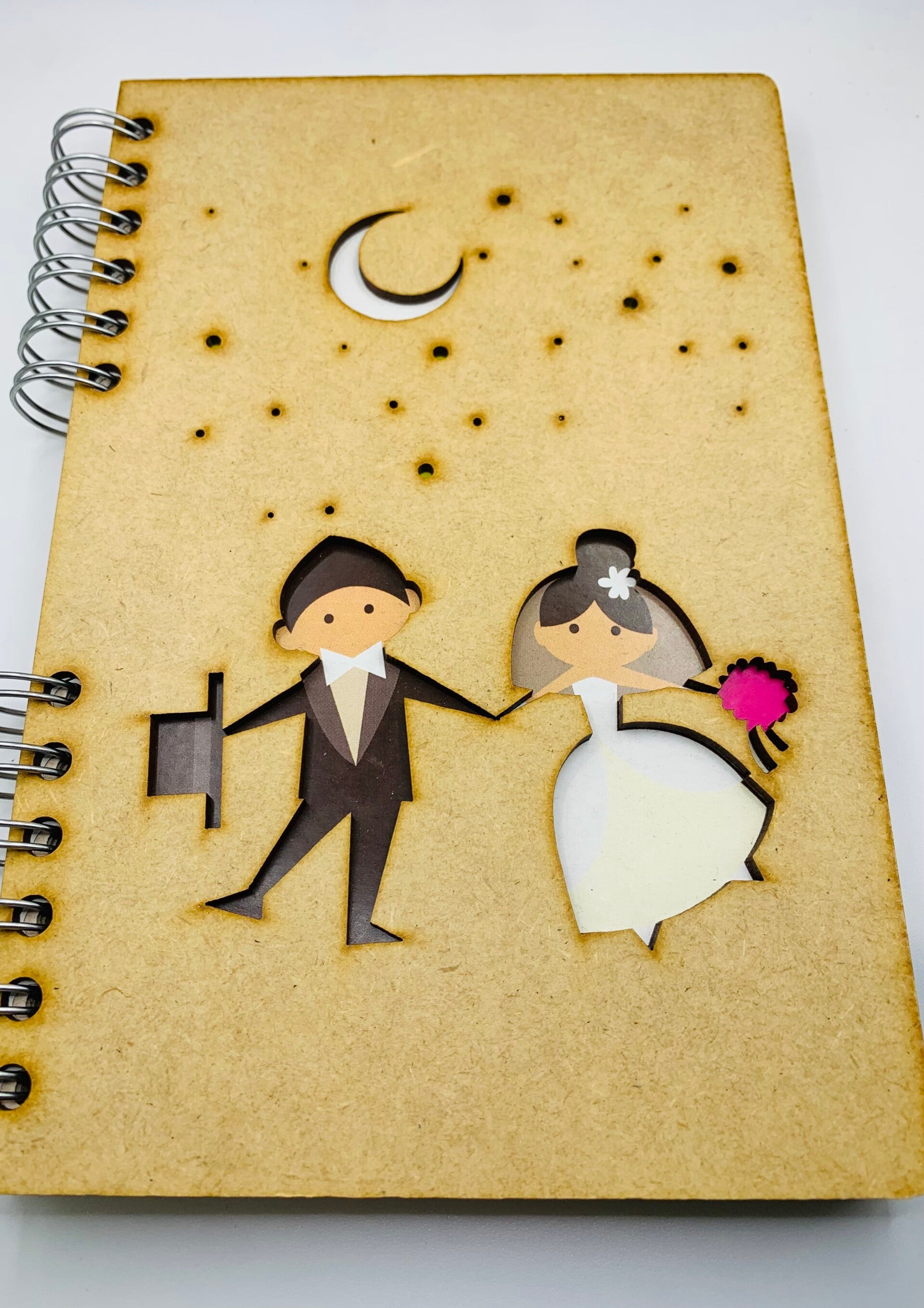 Duurzaam notitieboek Komoni Amsterdam A5 'Wedding'