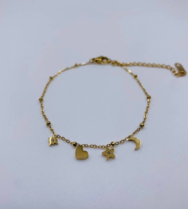 Armband stainless steel 'Linda'