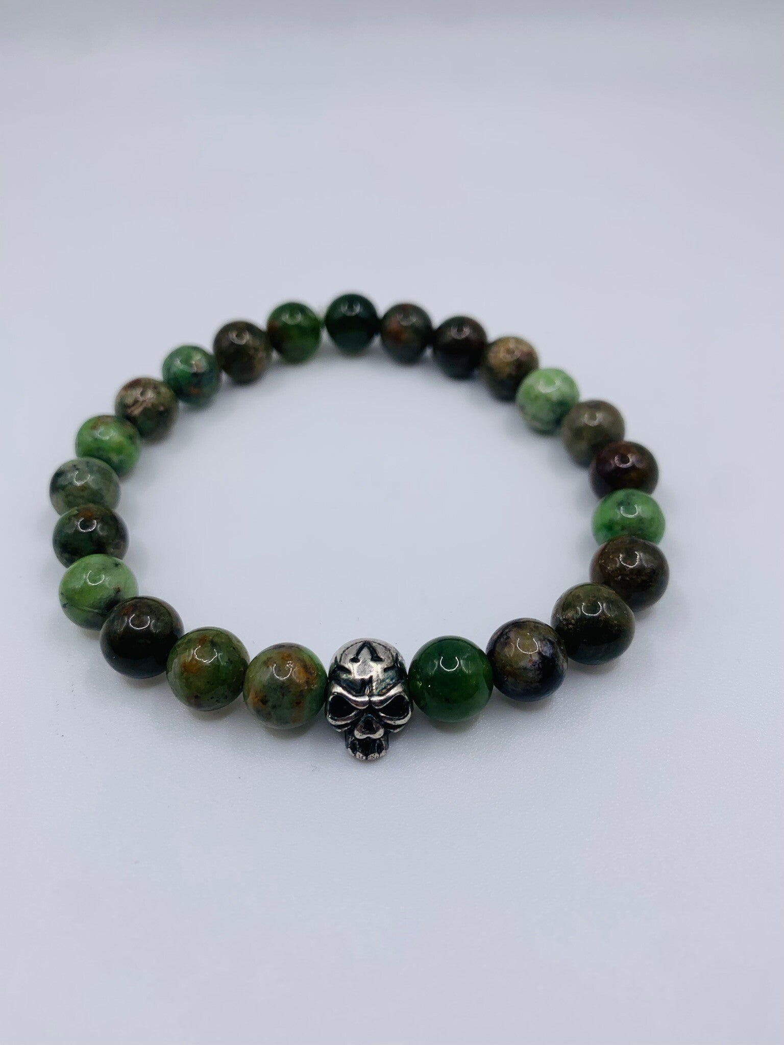 Herenarmband natuursteen 'Mika'