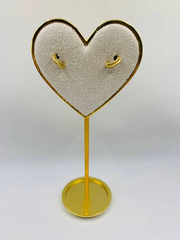 Oorstekers stainless steel 'Moon'